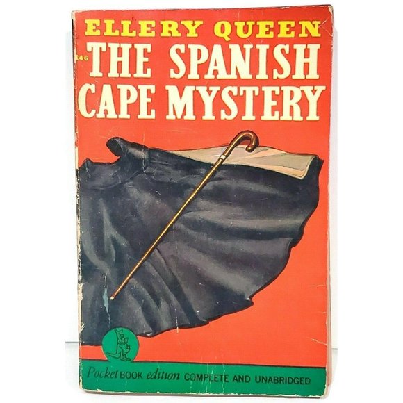 ELLERY QUEEN Pocket Book Spanish Cape Mystery Calendar of Crime Thriller Stories - Picture 10 of 12